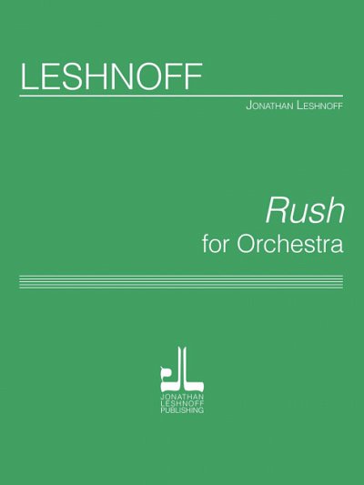 L. Jonathan: Rush, Orch (Part.)