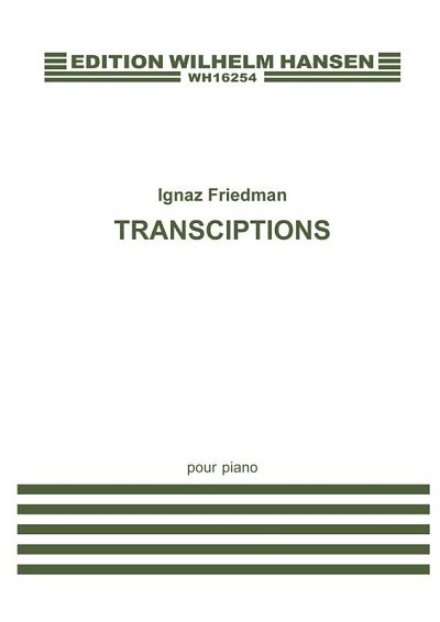 I. Friedman: Transcriptions - Rondeau Schubert, Klav