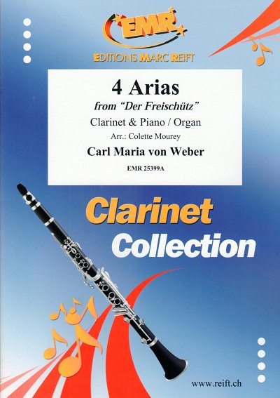 DL: C.M. von Weber: 4 Arias, KlarKlv/Org