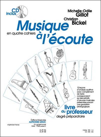 M. Gillot: Musique a lEcoute - No.32 - No.61 (Bu+CD)
