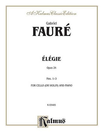 Elegie, Op. 24, Vc (Bu)