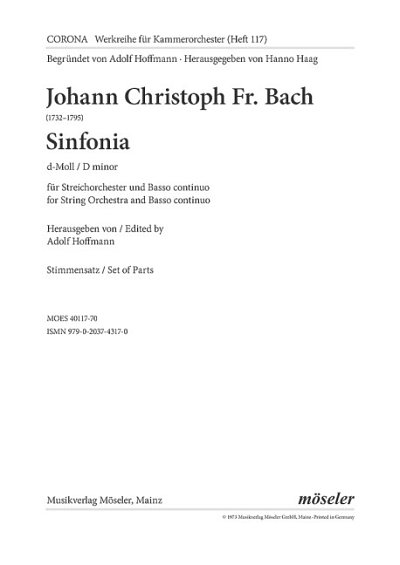 J.C.F. Bach: Symphony D minor