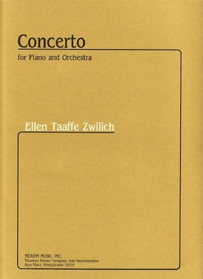 Z.E. Taaffe: Concerto, KlavOrch (KA)