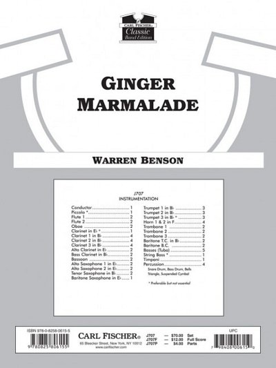 B. Warren: Ginger Marmalade, Blaso (Part.)