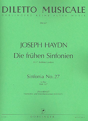 J. Haydn: Sinfonie 27 G-Dur Hob 1:27