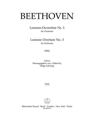 L. v. Beethoven: Leonoren-Ouvertüre Nr. 3, Sinfo (Vla)