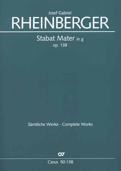 J. Rheinberger: Stabat Mater in g op. 13, GchStroOrg (Part.)