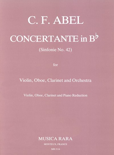 C.F. Abel: Concertante in B (Sinfonie Nr. 42) (KA+St)