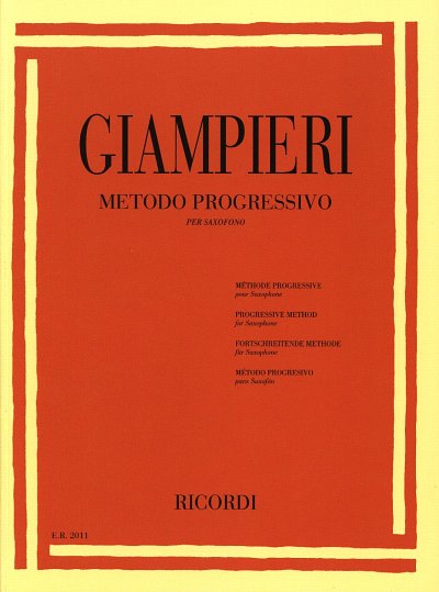 A. Giampieri: Metodo Progressivo per Saxofono, Sax