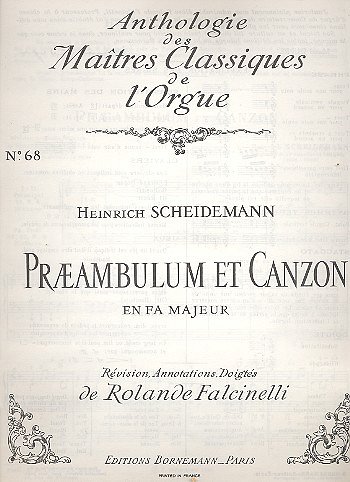 Preambulum Et Canzon En Fa Maj, Org