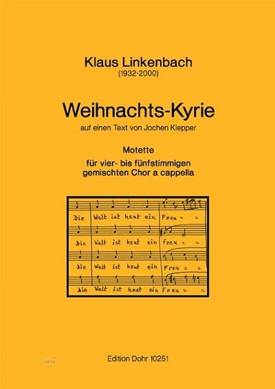 K. Linkenbach: Weihnachts-Kyrie (Chpa)