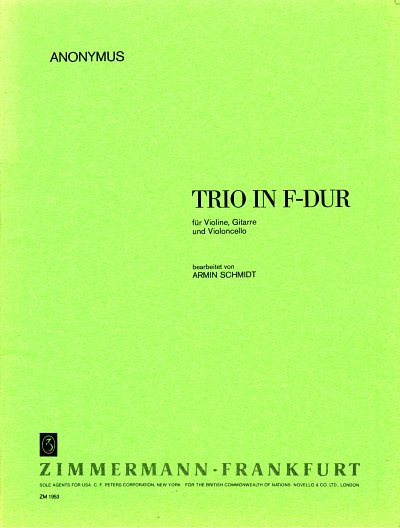 Anonymus: Trio F-Dur