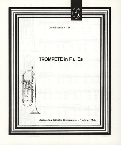 AQ: Grifftabelle Trompete F + Es (B-Ware)