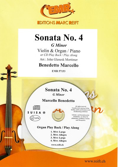 DL: B. Marcello: Sonata No. 4, VlKlv/Org