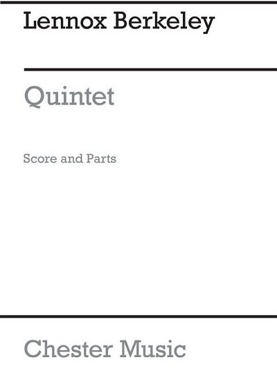 L. Berkeley: Quintet Op.90 (Pa+St)