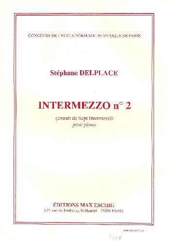 Intermezzo N 2 Piano , Klav