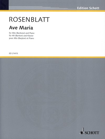 A. Rosenblatt: Ave Maria 