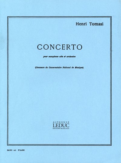 AQ: H. Tomasi: Concerto, AltsaxOrch (KlavpaSt) (B-Ware)