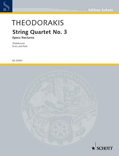 DL: M. Theodorakis: Streichquartett Nr. 3, 2VlVaVc (Pa+St)