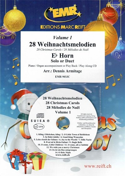 D. Armitage: 28 Weihnachtsmelodien 1, Hrn(Es) (+CD)