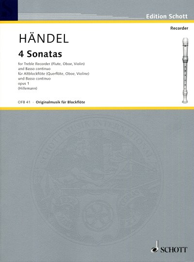 G.F. Händel: 4 Sonatas op. 1 