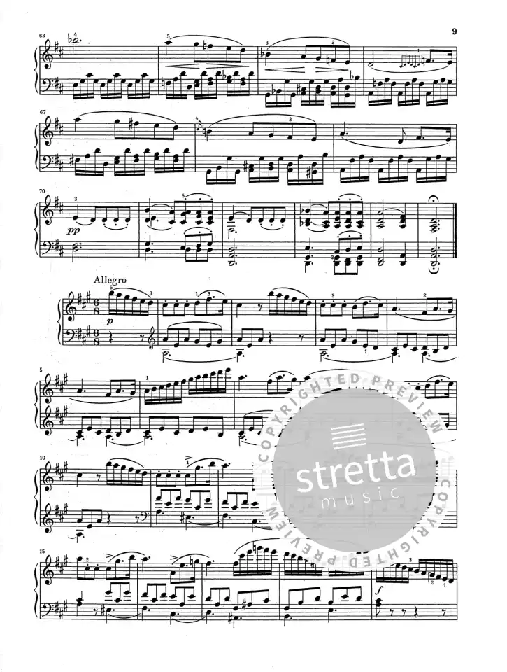 F. Schubert: Klaviersonate A-Dur op. post. 120, Klav (3)