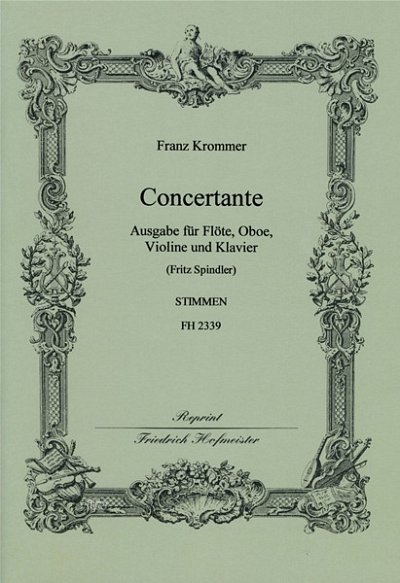 F. Krommer: Concertante für Flöte, Oboe, Violine