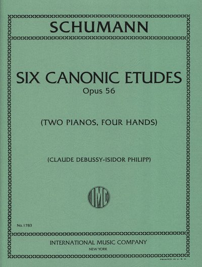 R. Schumann: 6 Studi In Forma Di Canone Op.56 (Debuss, 2Klav