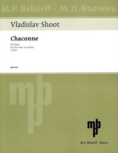 Shoot, Vladislav: Chaconne (1999) fuer Bajan