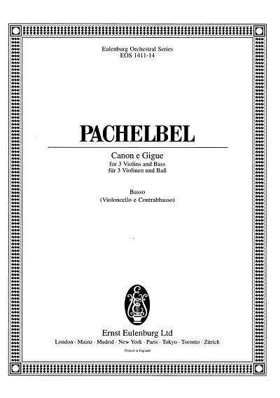 J. Pachelbel: Canon e Gigue, 3VlBC (VcKb)