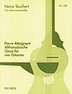 P. Attaingnant: Altfranzösische Tänze für vier Gitarren (Teu