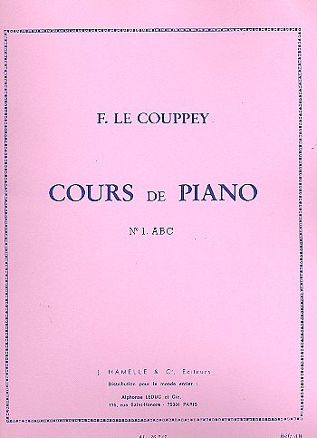 Cours de Piano 1: A.B.C. Methode pour Commencants, Klav