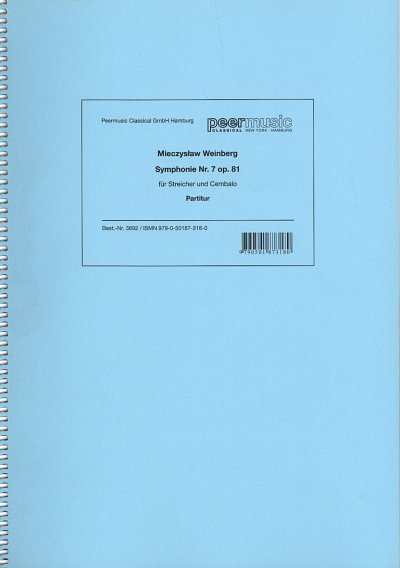 M. Weinberg: Symphonie Nr. 7 C-Dur op., CembStr (PartSpiral)