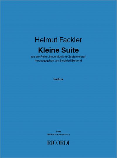 H. Fackler: Kleine Suite (Part.)