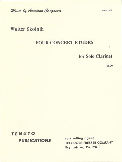 W. Skolnik: 4 Concert Etudes, Klar