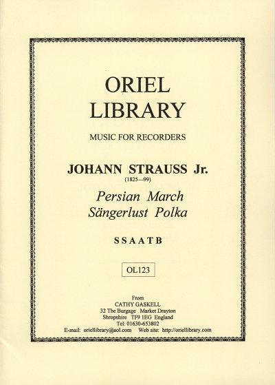 J. Strauss (Sohn): Persian March op. 289 - Saeng, 6Blf (Pa+S