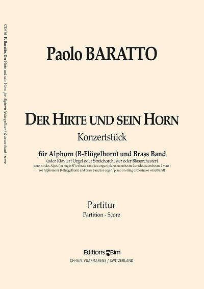 P. Baratto: Hirte und sein Horn, AlphBrassb (Part.)