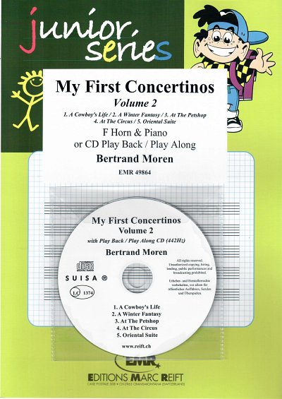 B. Moren: My First Concertinos Volume 2, HrnKlav (+CD)