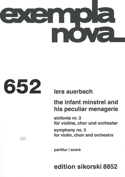 L. Auerbach: The Infant Minstrel and His Peculiar Menagerie