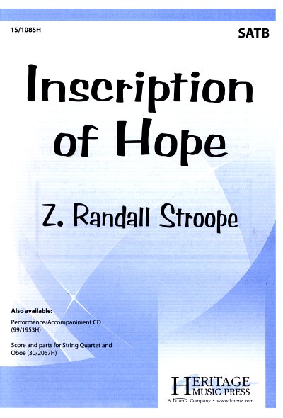 Z.R. Stroope: Inscription of Hope