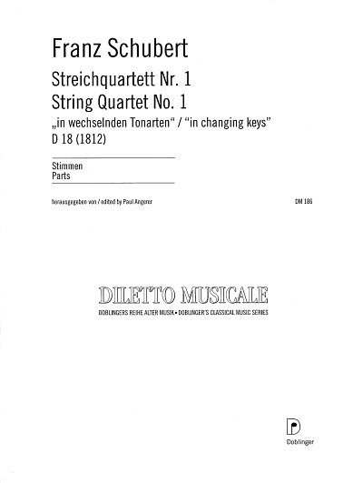 F. Schubert: Streichquartett Nr. 1 D 18, 4Str (OStsatz)