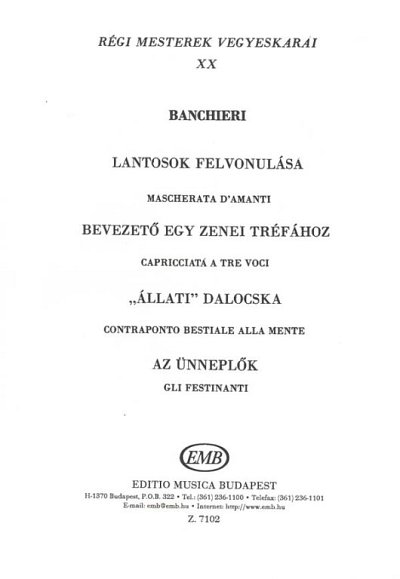 A. Banchieri: Old Masters' Mixed Choruses 20
