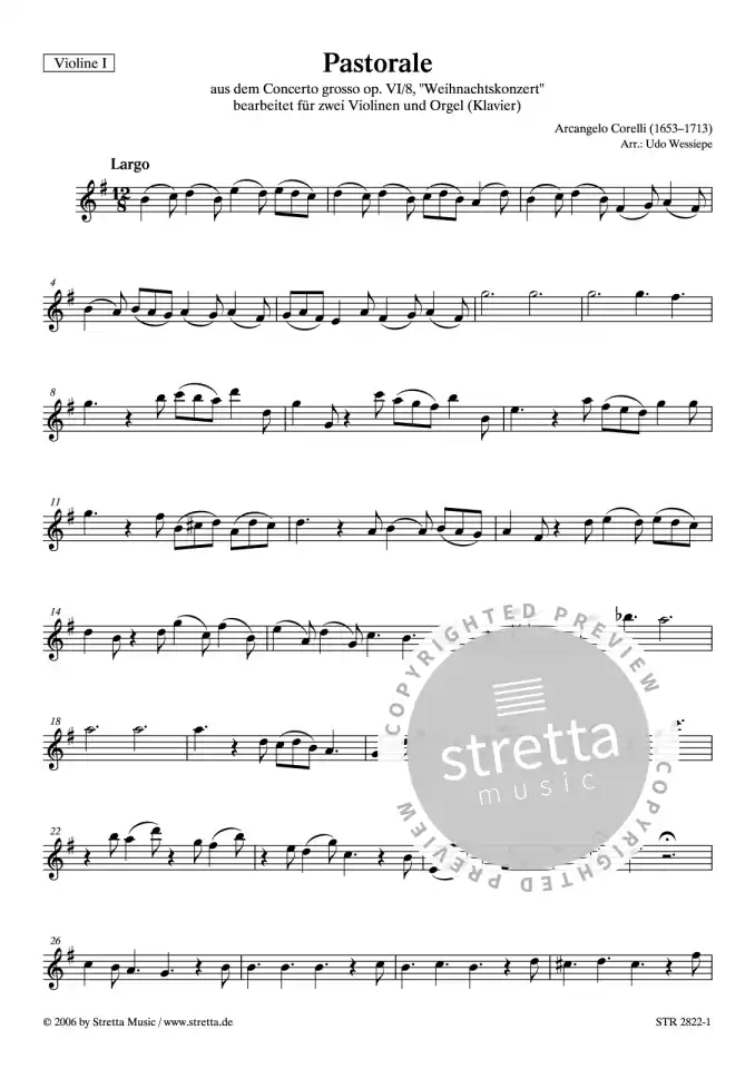 DL: A. Corelli: Pastorale aus dem Concerto grosso op. VI/8,  (2)