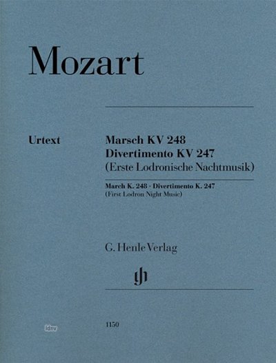 W.A. Mozart: Marsch KV 248 und Divert, 2Hrn2VlVlaBa (Stsatz)