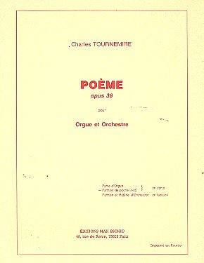 C. Tournemire: Poeme Opus 38 Poche  (Stp)