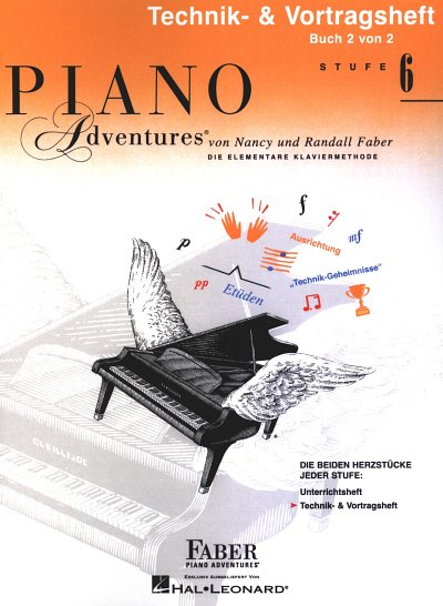 N. Faber: Piano Adventures 6 - Technik- & Vortragsheft, Klav