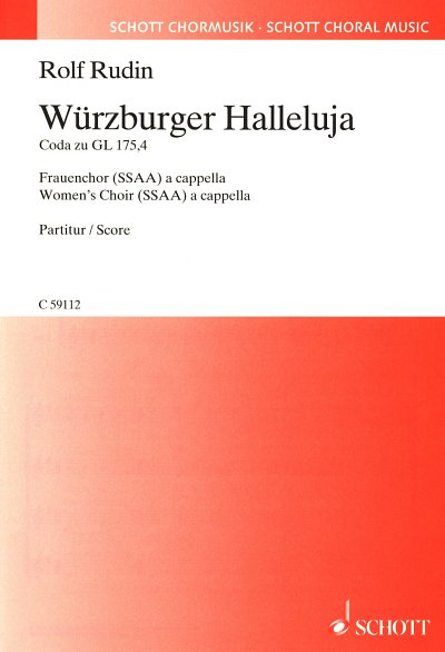 R. Rudin: Wuerzburger Halleluja, Fch (Chpa)