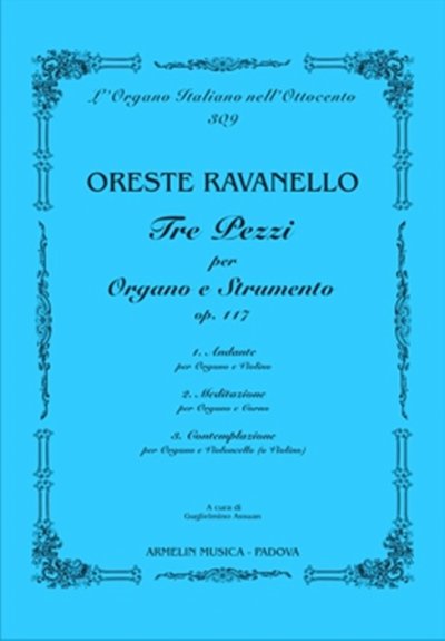 Tre pezzi per organo e strumento, op 117 (Bu)
