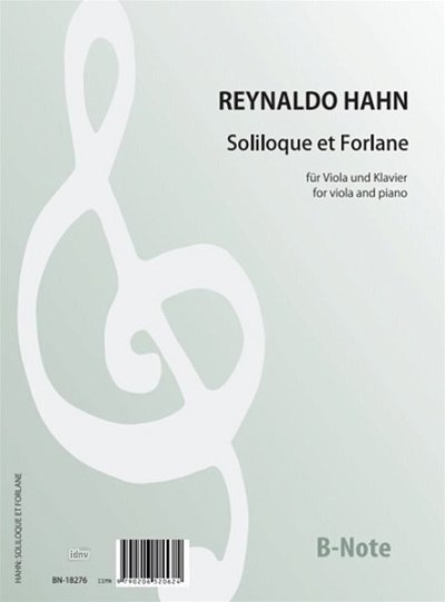 R. Hahn: Soliloque et Forlane für Viola und Klavier