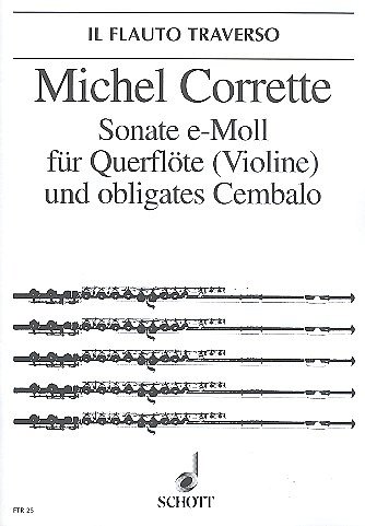 M. Corrette: Sonate e-Moll op. 25/4 